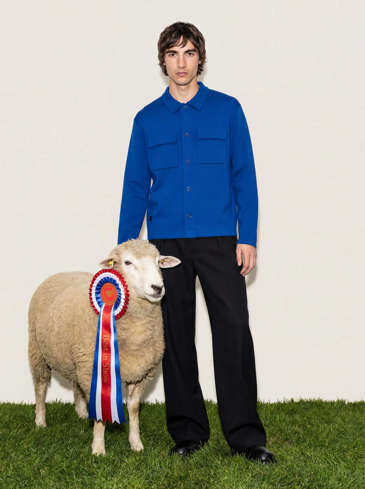 The Over Shirt Cobalt Blue Image