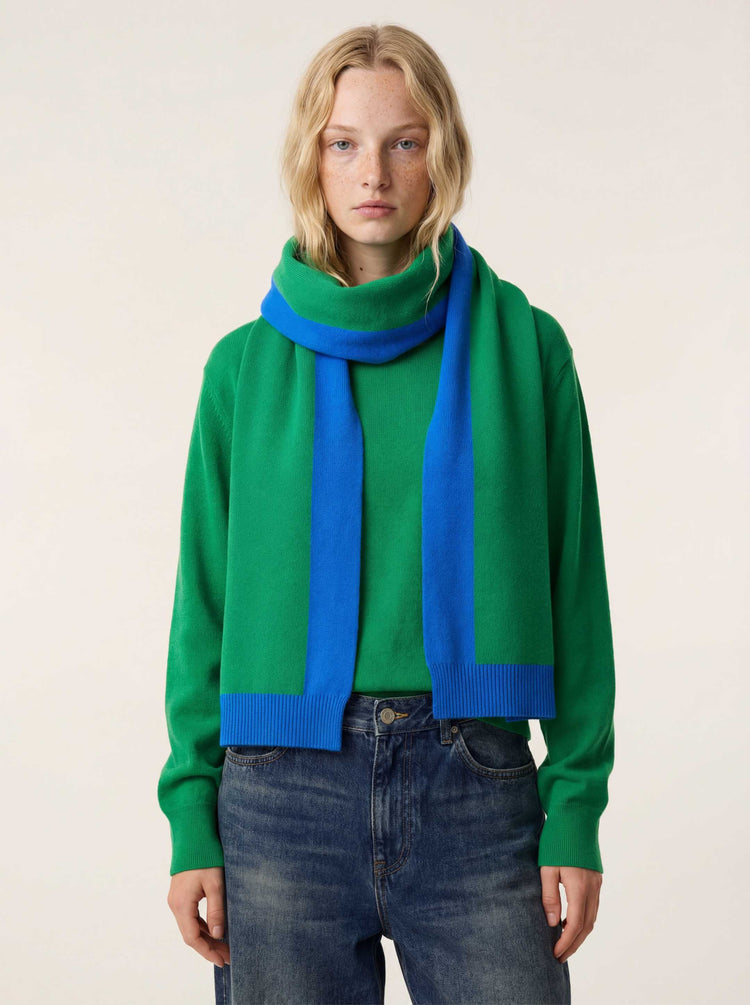 The Silhouette Scarf Bottle Green Image